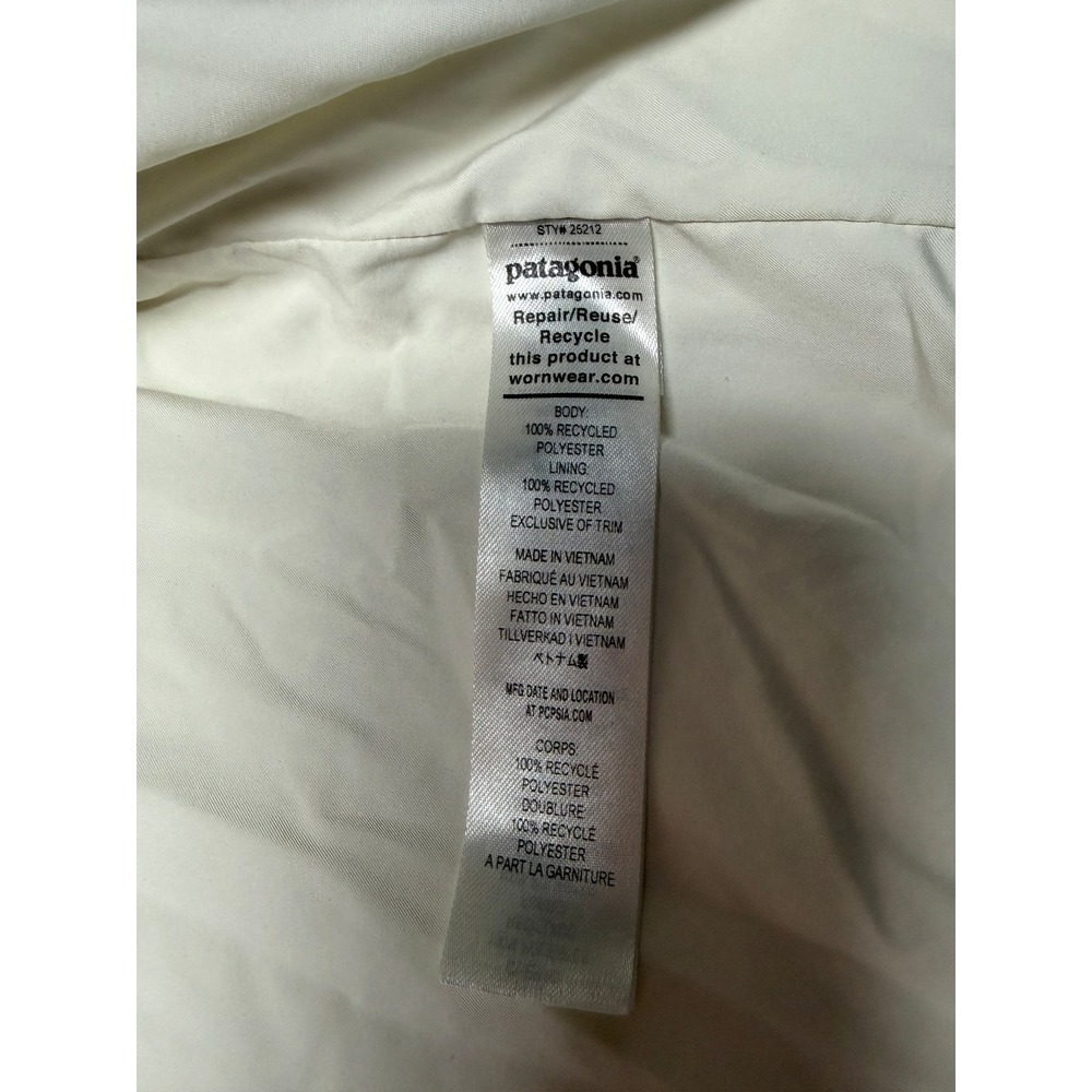 Patagonia Women's Los Gatos Fleece Jacket XS Birch White GUC - Picture 7 of 11